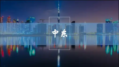 人教版地理《中东》课件ppt2