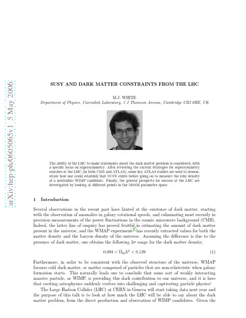 SUSY and Dark Matter Constraints from the LHC