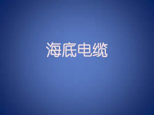海底电缆