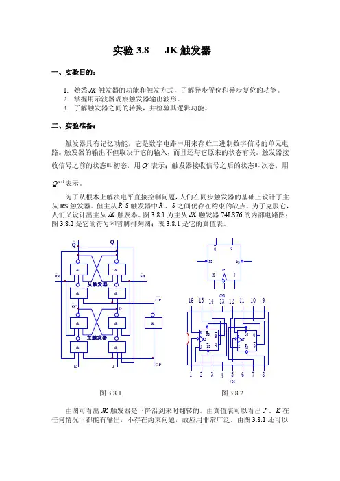 （Multisim数电仿真）JK触发器