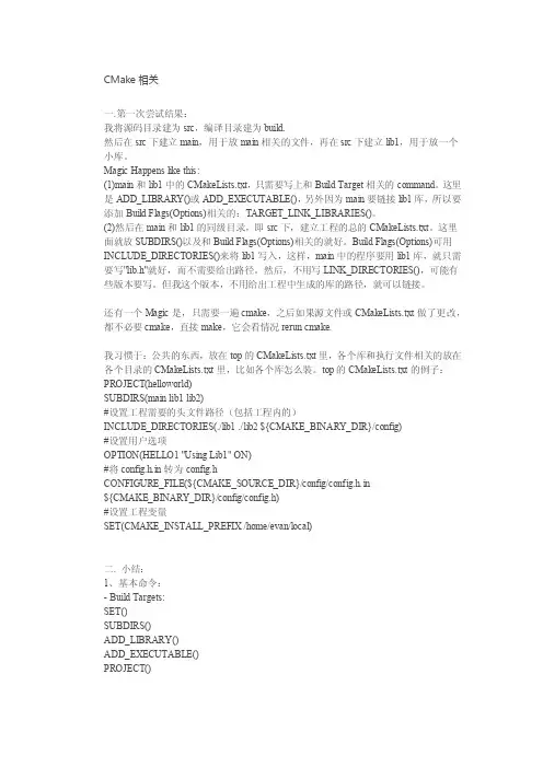 CMake用法详解