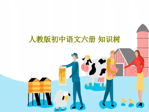人教版初中语文六册 知识树38页PPT