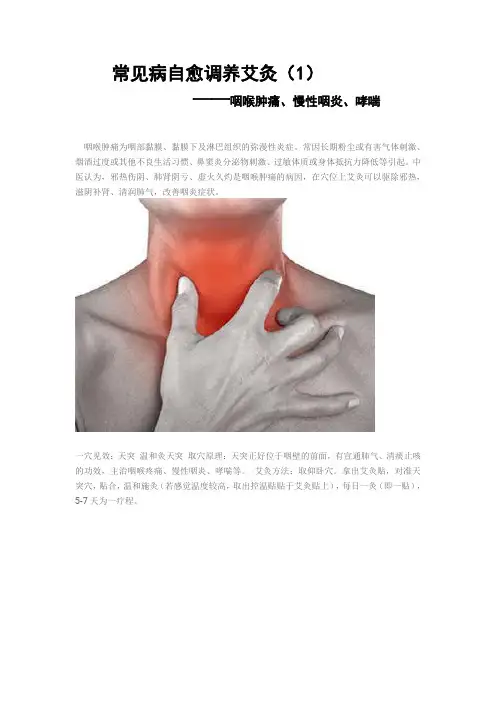 常见病治愈调养艾灸