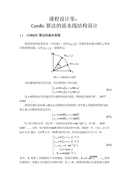 课程设计零_Cordic_pipeline
