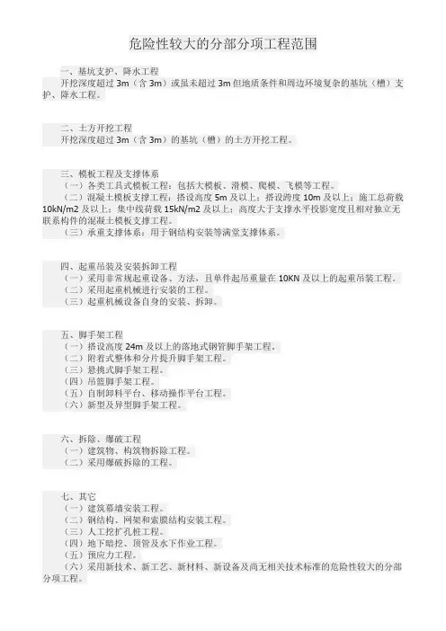 (苏州地区)专项方案、专家论证要求