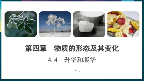 《升华和凝华》物质形态及其变化PPT精品课件