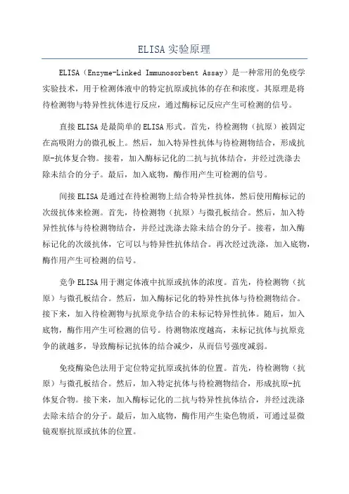 ELISA实验原理