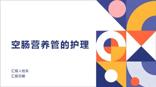 空肠营养管的护理ppt课件模板