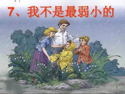 人教版二年级语文下册《我不是最弱小的》课件PPT