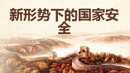 新形势下的国家安全