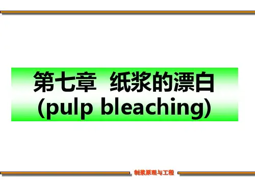 第七章_纸浆漂白解析
