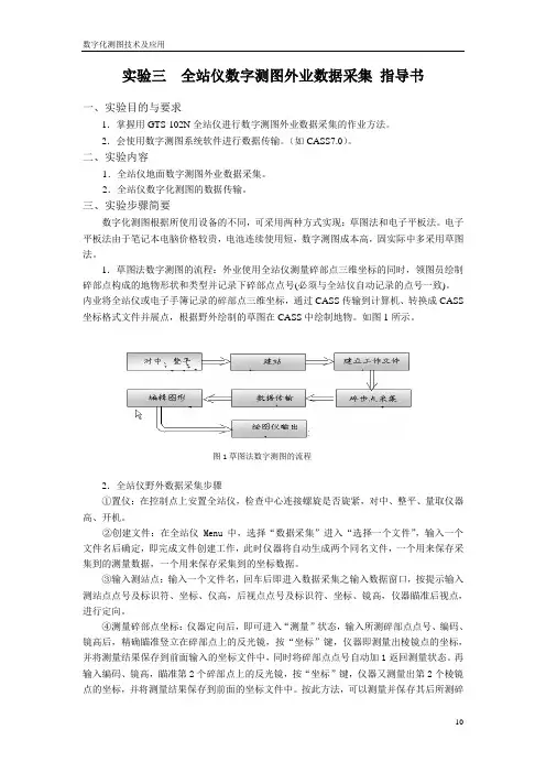 实验三野外数据采集