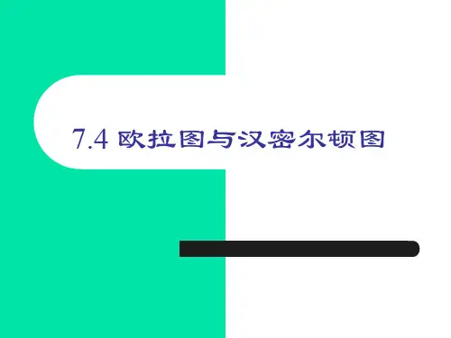 欧拉图与汉密尔顿图
