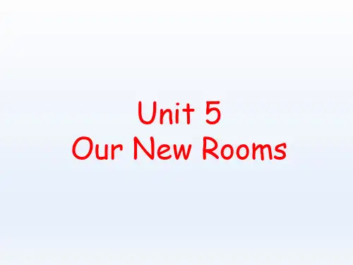 五年级上册英语-Unit 5 Our New Rooms｜重大版PPT教学课件48