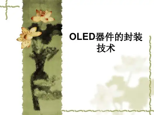 文献综述--OLED器件封装