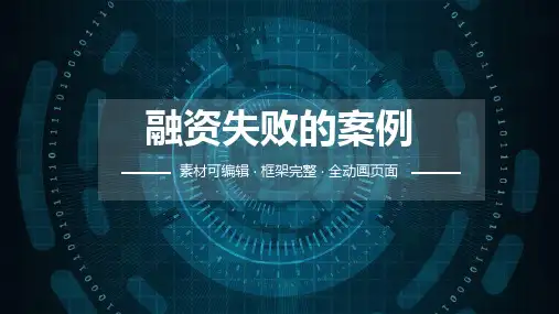 融资失败的案例ppt