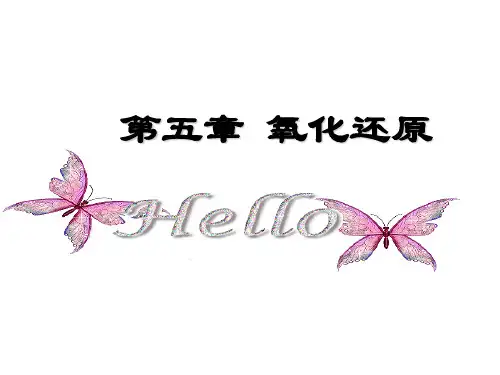大学无机化学第五章-氧化还原PPT优秀课件