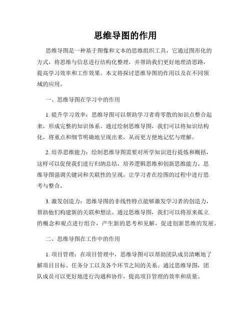 思维导图的作用