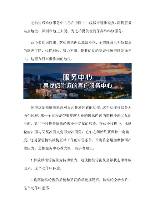 深圳芝柏维修点