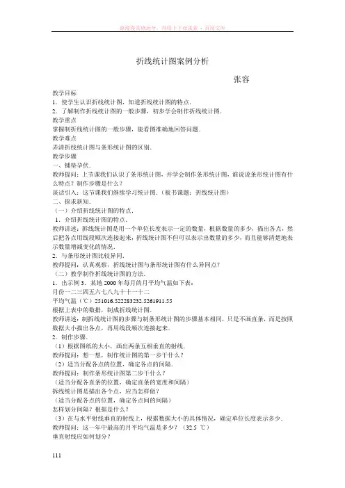 折线统计图案例分析