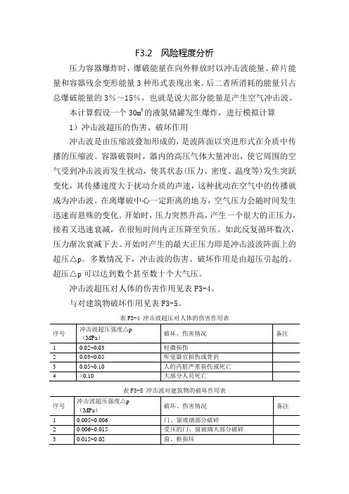 液化气体爆炸风险模拟