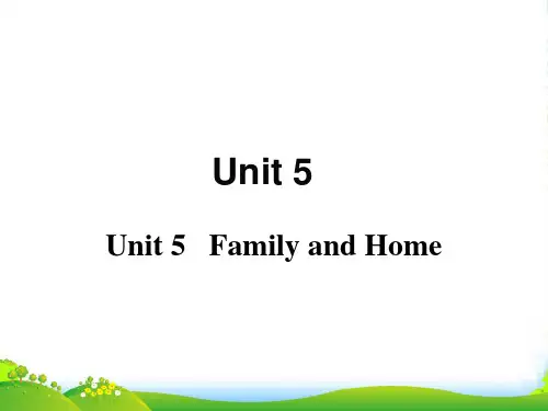 冀教七年级英语上册课件：Lesson 26 Li Ming's Family