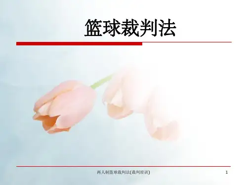 两人制篮球裁判法(裁判培训)