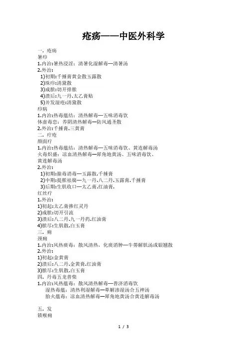 疮疡——中医外科学