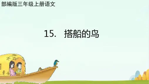 《搭船的鸟》PPT课件