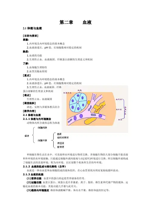 动物生理学笔记2