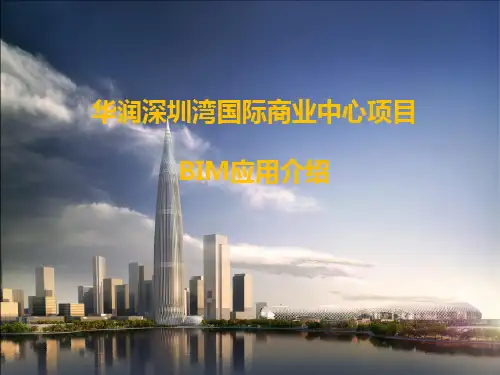 华润项目BIM应用介绍