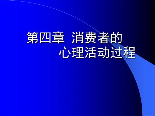 第4章 消费者的心理活动过程