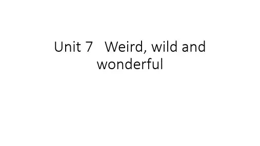 新视野大学英语第三版第一册视听说 Unit 7 听力原文