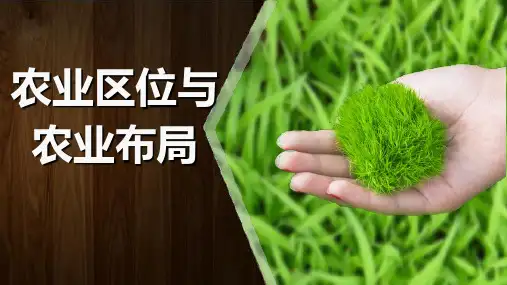 湘教版必修第二册3.1农业区位因素与农业布局(PPT)PPT课件