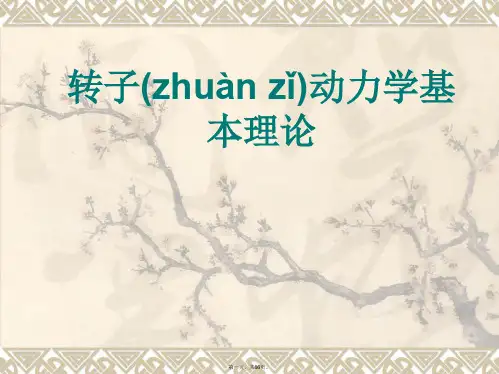 最新转子动力学基本理论精品课件