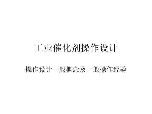催化剂工程导论10