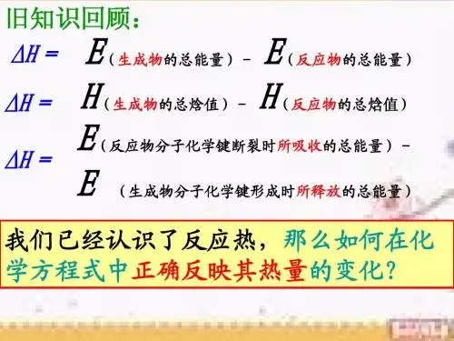 热化学方程式1