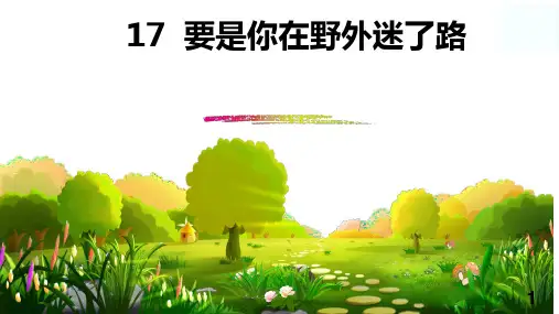 17要是你在野外迷了路 课件(共29张PPT)