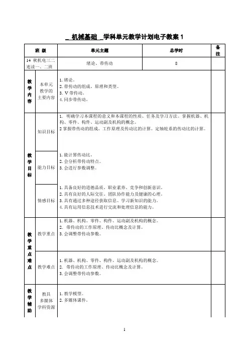 《机械基础》电子教案(72个)