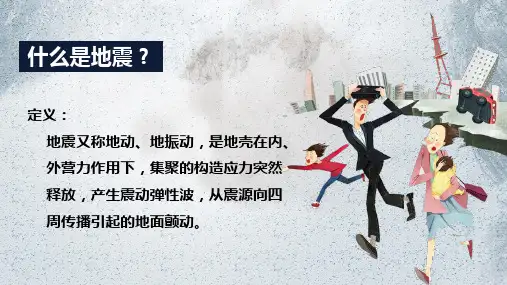 防震灾害安全避险主题班会PPT