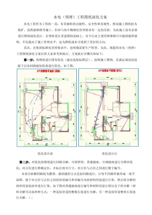 水电工程图纸优化方案