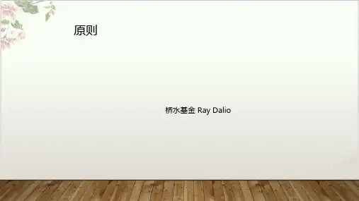 原则内容梗概PPT.