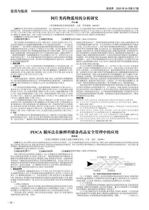 阿片类药物滥用的分析研究