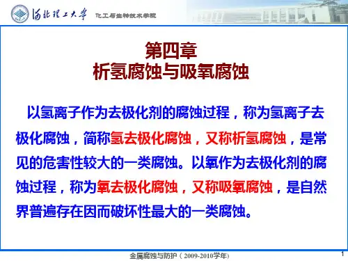 析氢腐蚀和吸氧腐蚀