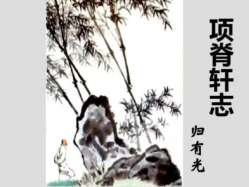 项脊轩志(公开课)
