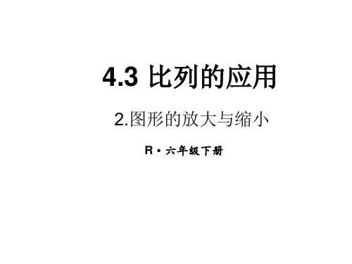 六年级下册数学课件- 图形的放大与缩小(共17张PPT)  人教版