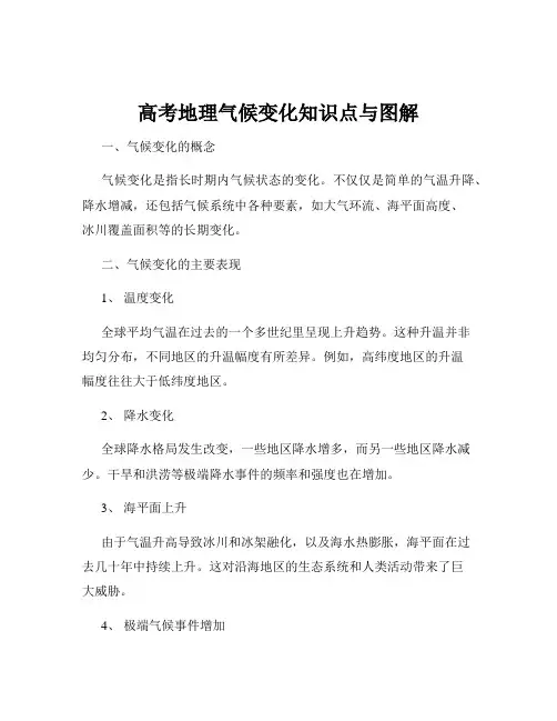 高考地理气候变化知识点与图解