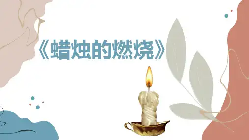 《蜡烛的燃烧》(课件)人教版科学六年级上册