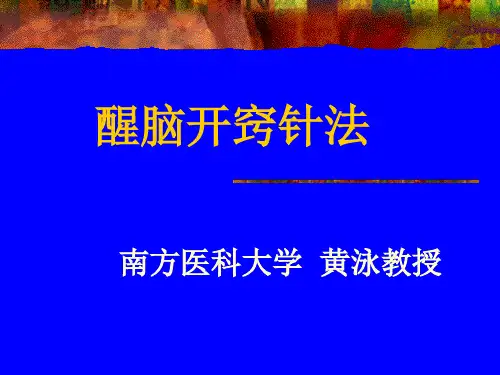 醒脑开窍针法