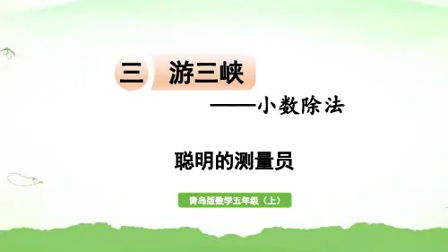 聪明的测量员五年级上册数学青岛版